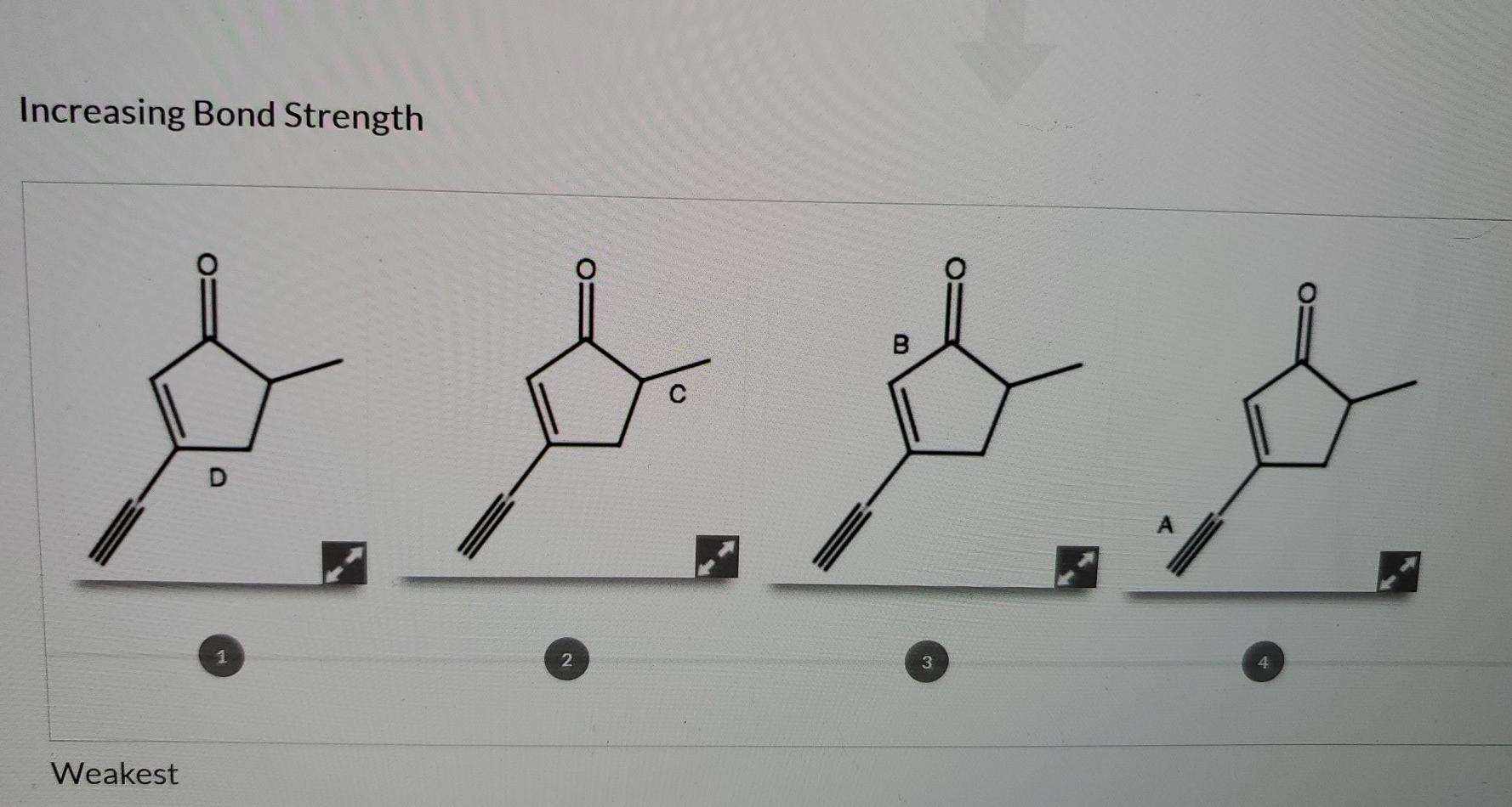 Solved Rank The Following C-C Sigma Bonds (A, B, C, And D) | Chegg.com