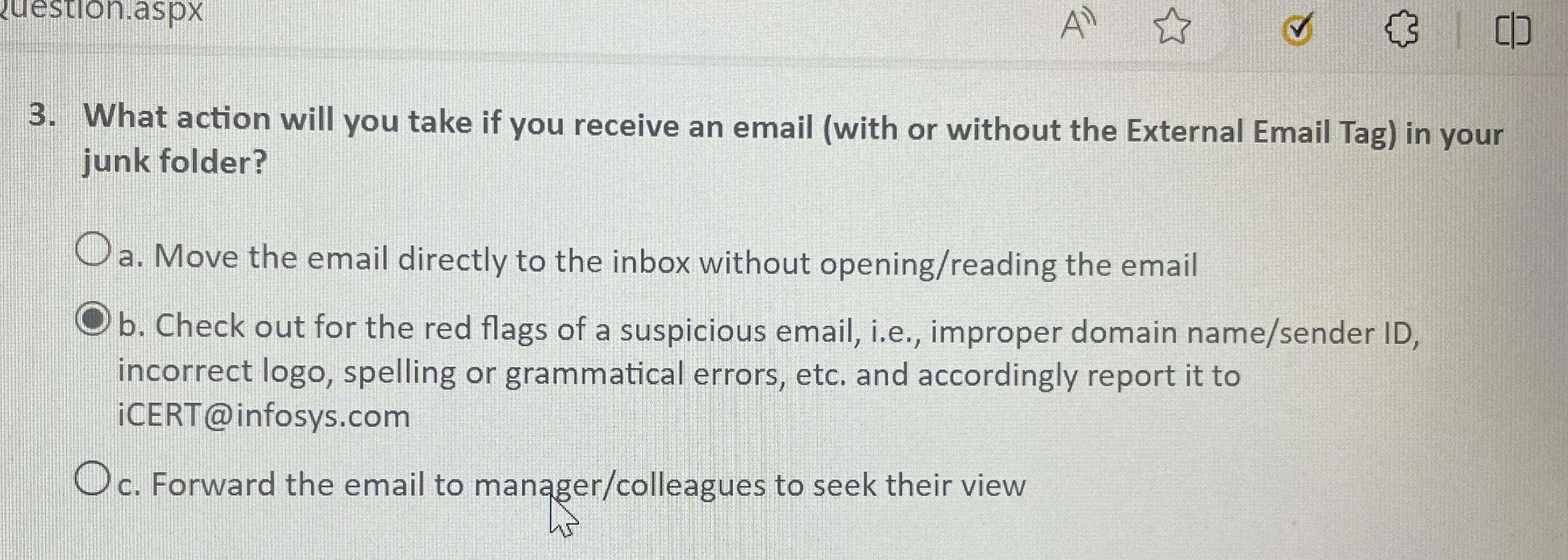 We Will Take Action Accordingly Email