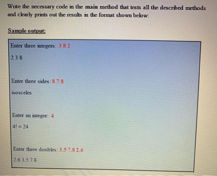 Solved Lab Exercises: Problem Description: Write A Java | Chegg.com