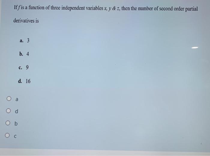 Solved Iffis a function of three independent variables x, | Chegg.com