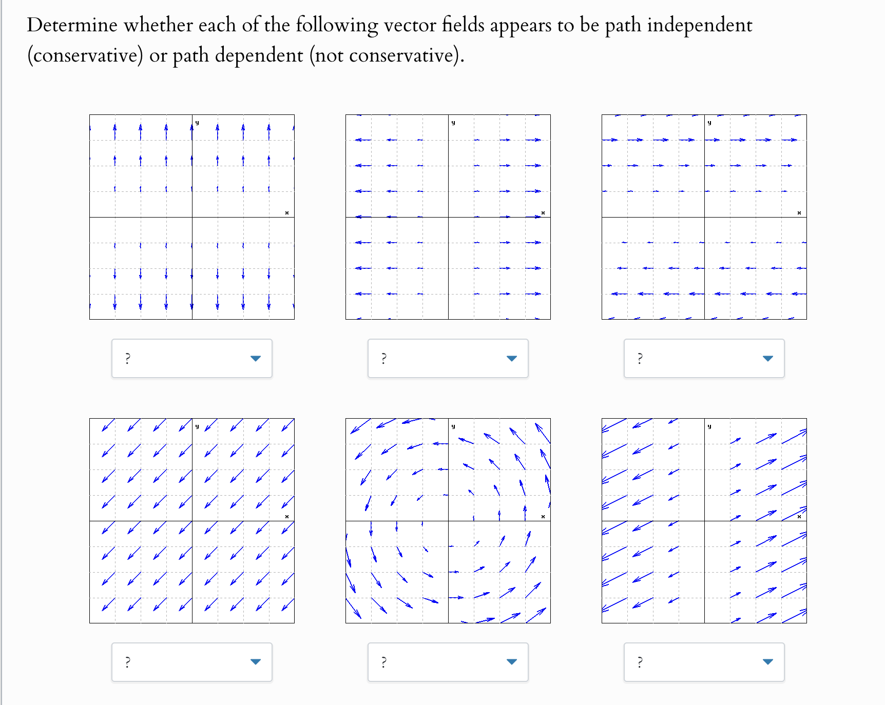 Solved Determine whether each of ﻿the following vector | Chegg.com