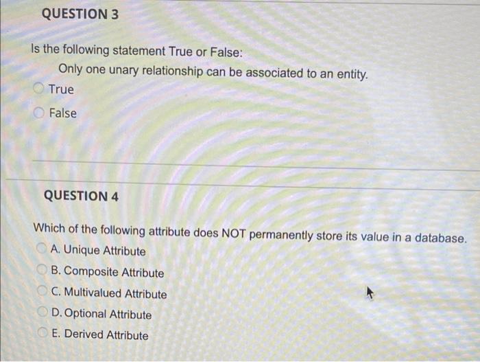 Solved QUESTION 1 Which Of The Following Is A Component Of A | Chegg.com