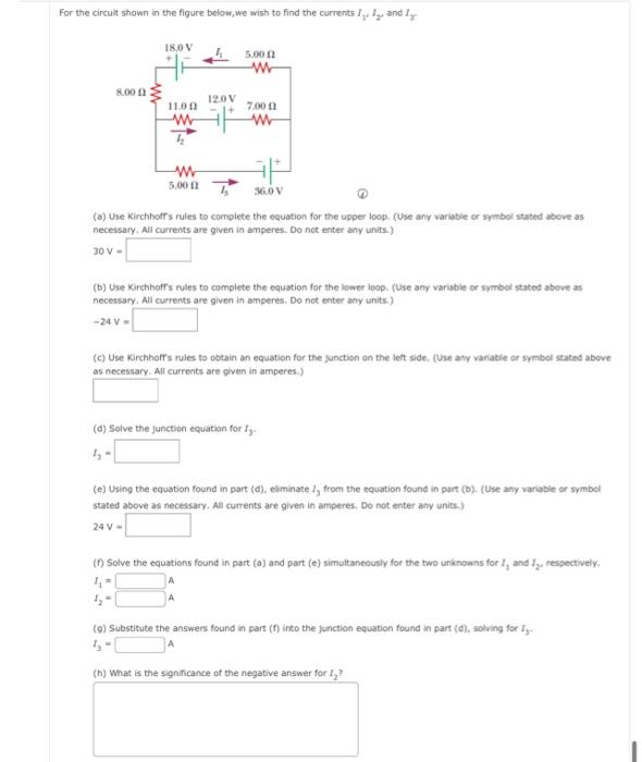 Solved For the circuit shown in the figure below, we wish to | Chegg.com