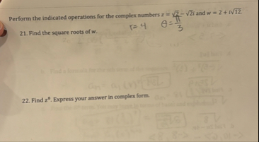 Solved Perform the indicated operations for the complex | Chegg.com