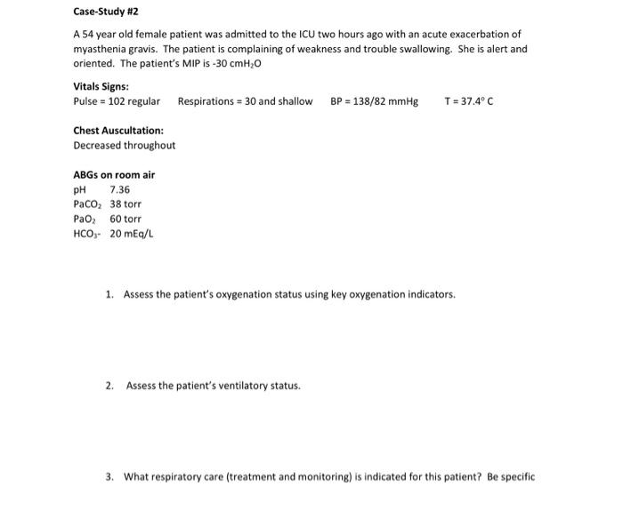 Solved Case-Study \#1 A 42 year old male is admitted to the | Chegg.com