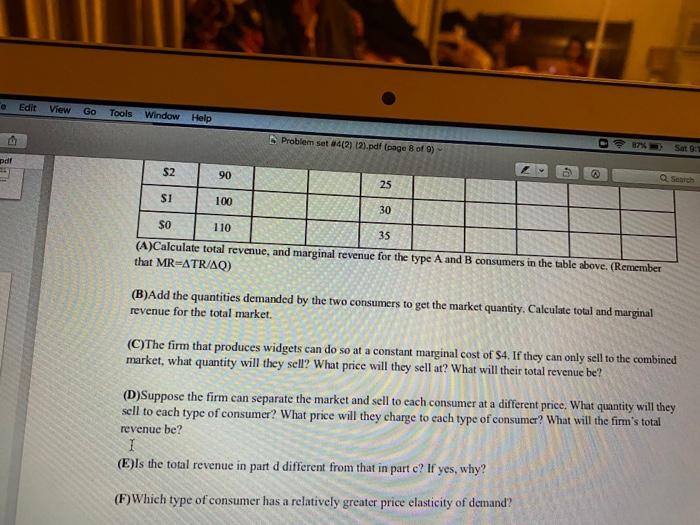 Solved (Question 9) The table below shows the costs for a | Chegg.com