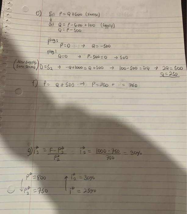 Solved Sample Exam Long Answer \#1 1. D:P=−Q+1000 and | Chegg.com