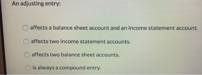 solved-an-adjusting-entry-affects-a-balance-sheet-account-chegg