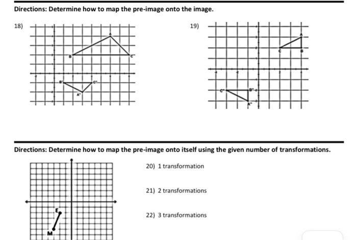 Solved Directions: Describe the sequence of transformations. | Chegg.com