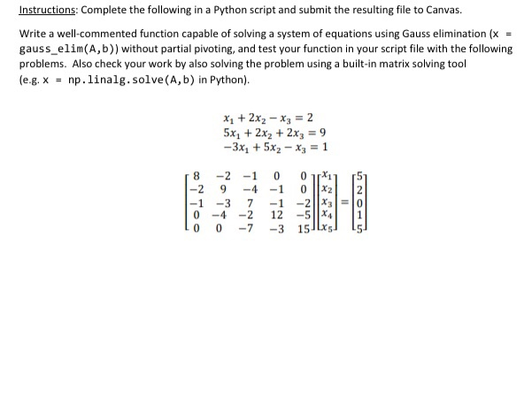 Solved Instructions: Complete the following in a Python | Chegg.com