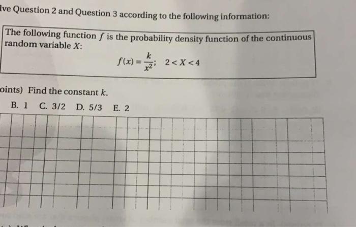 Solved Ive Question 2 and Question 3 according to the | Chegg.com