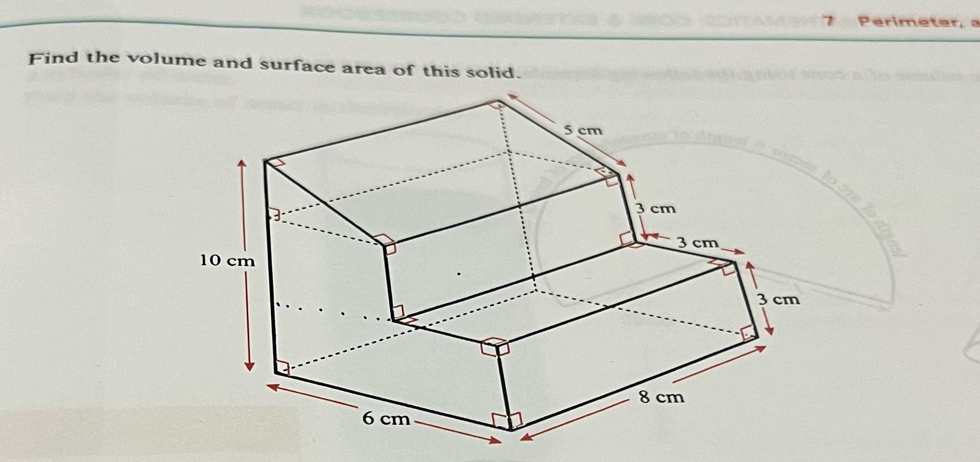 how to find the volume of a rectangular prism with surface area