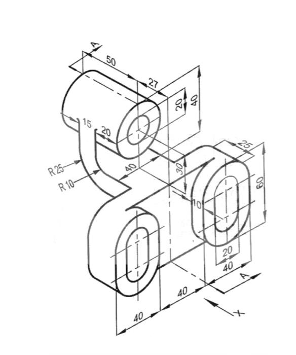 Solved For the following object, just draw only the | Chegg.com