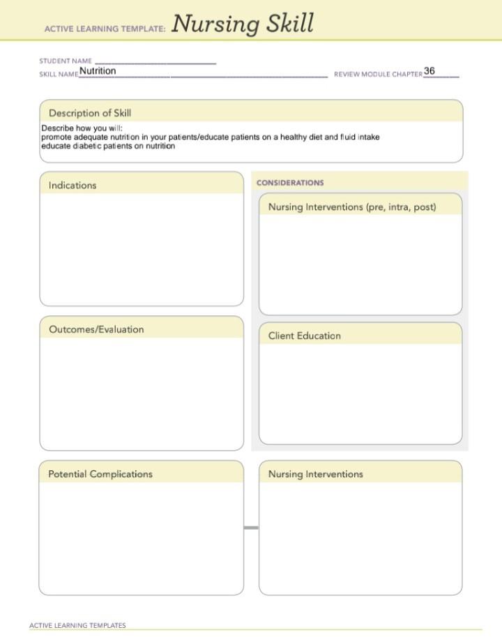 Solved aстve шеanwwo tempure: Nursing Skill STUDENT NAME | Chegg.com