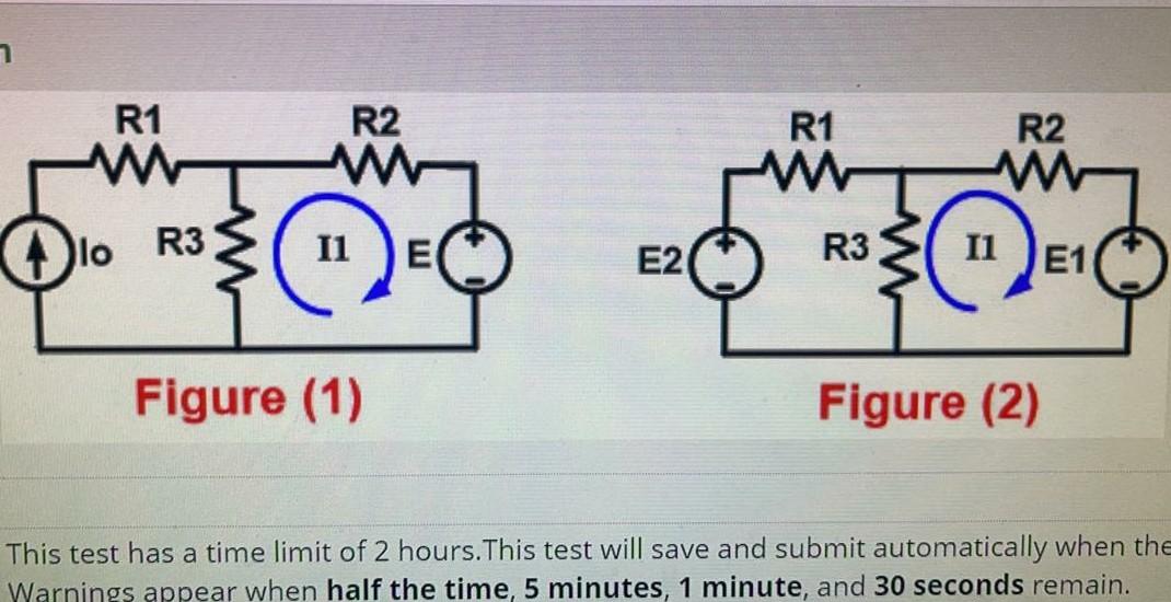 Solved For the electric circuit shown in Figure (2), | Chegg.com