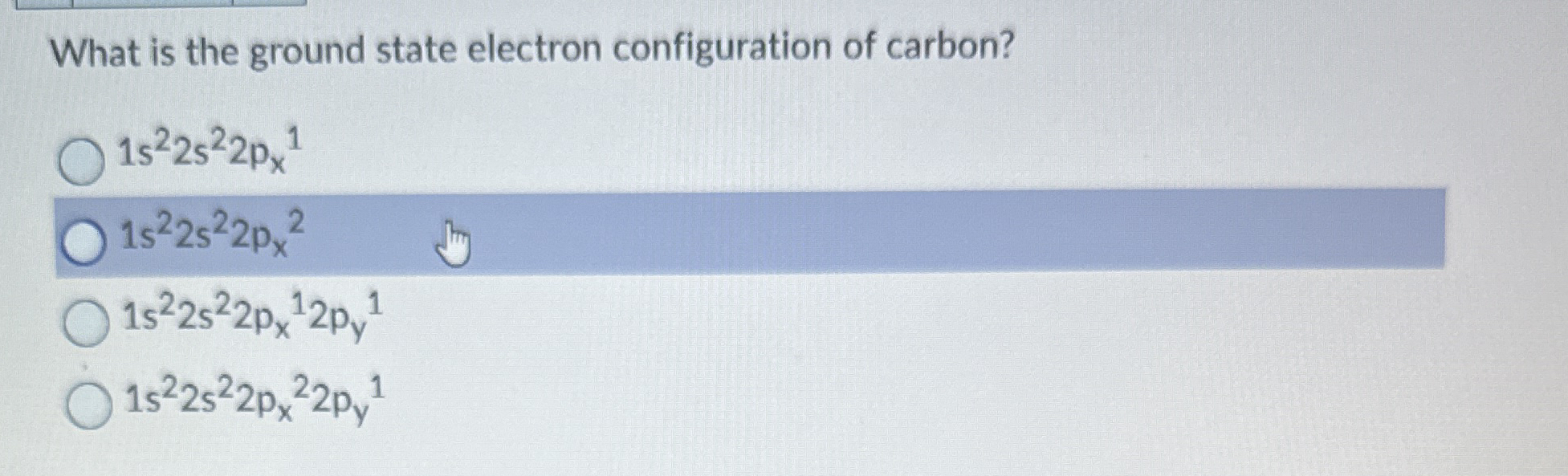 Solved What is the ground state electron configuration of | Chegg.com