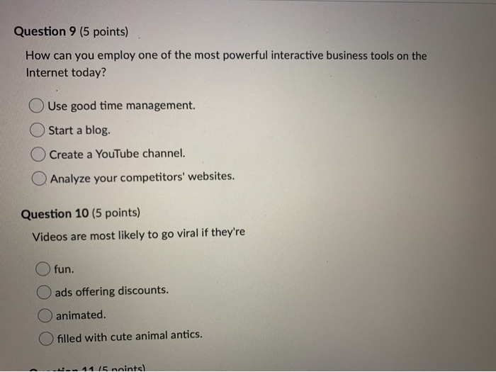 Solved Question 9 (5 points) How can you employ one of the | Chegg.com