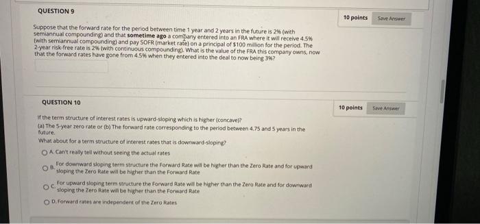 Solved QUESTION 9 10 points Save Answer Suppose that the | Chegg.com