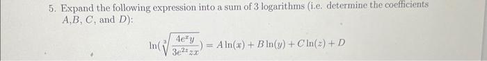 Solved Expand The Following Expression Into A Sum Of 3 | Chegg.com