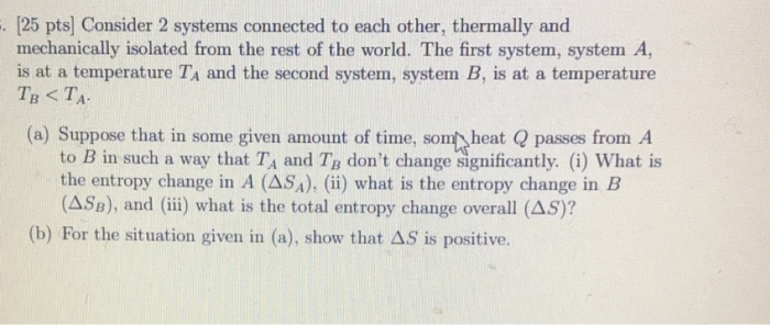Solved .. [25 pts) Consider 2 systems connected to each | Chegg.com