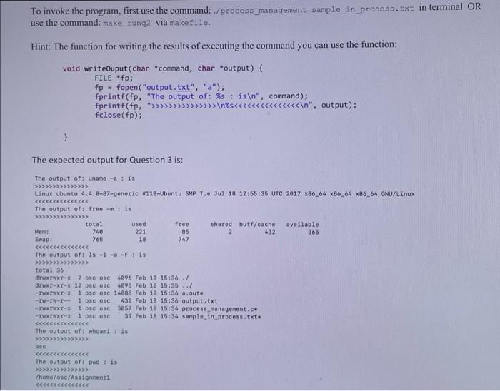 Solved Question 3 In C, write a program (name it tasks: | Chegg.com