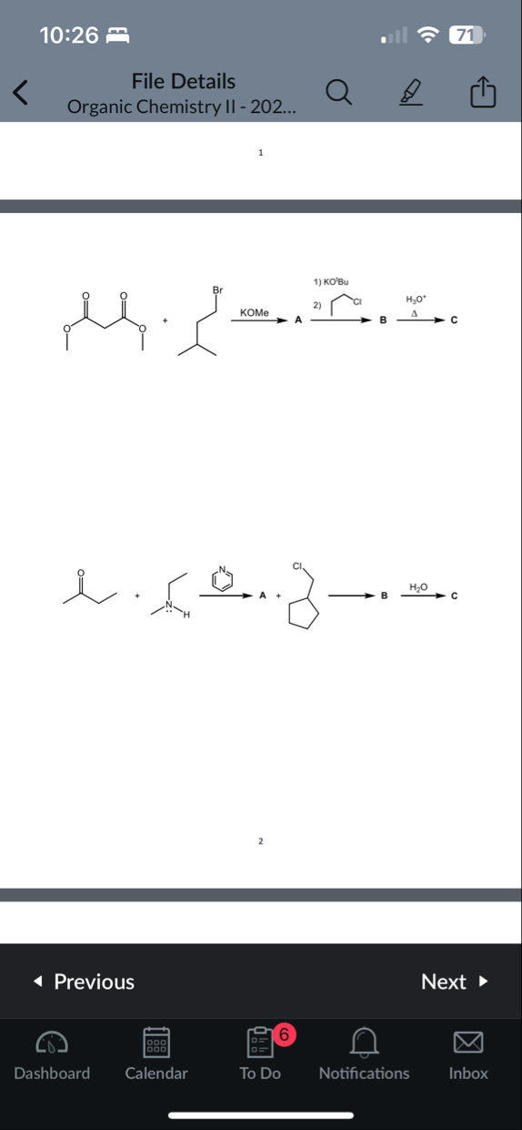Draw out the products of each of the following | Chegg.com