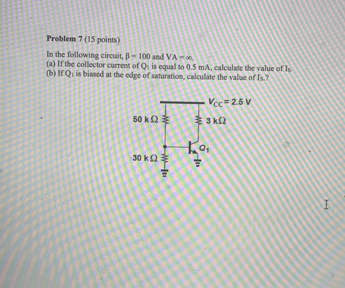 Solved Problem 7 (15 points) In the following circuit, B = | Chegg.com
