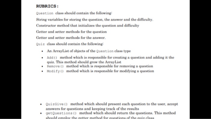 Solved 2. Remove Method which responsible for removing a | Chegg.com