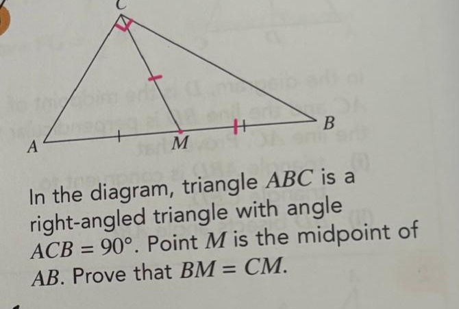 Solved In the diagram, triangle ABC is a right-angled | Chegg.com