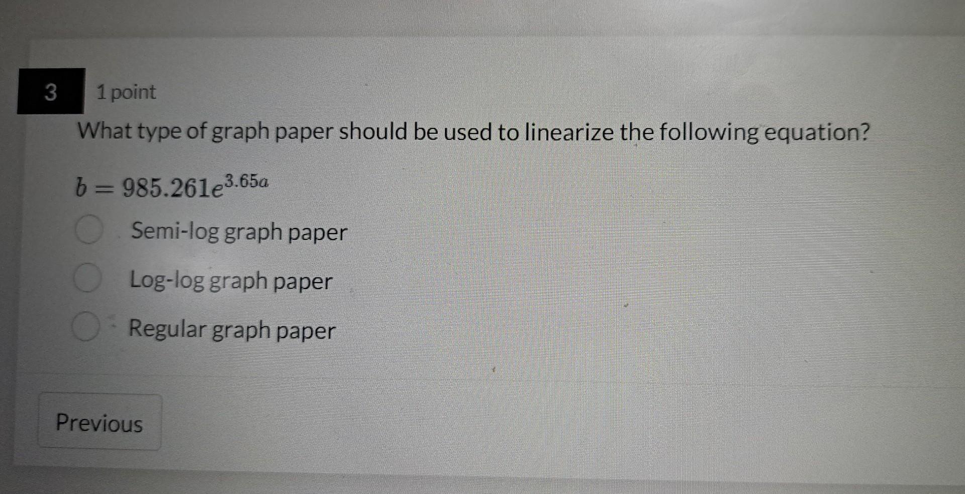 solved-what-type-of-graph-paper-should-be-used-to-linearize-chegg