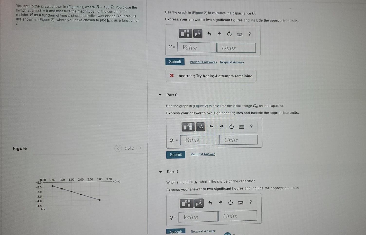 Solved You set up the circuit shown in (Figure 1), where R = | Chegg.com