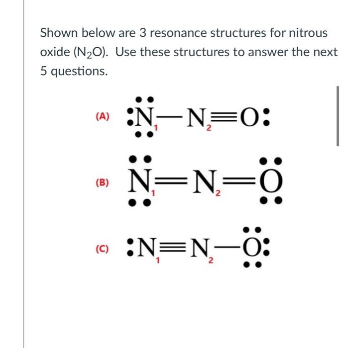 N2O Lewis Structure - Nitrous Oxide 