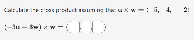 Solved Calculate the cross product assuming that | Chegg.com