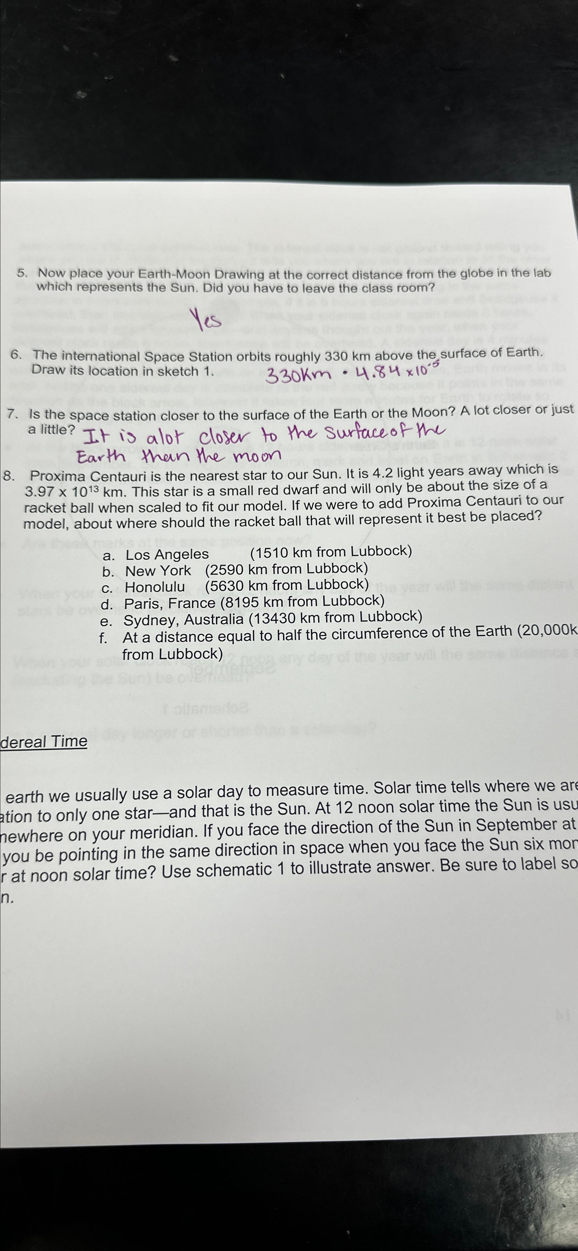 Solved Now place your Earth-Moon Drawing at the correct | Chegg.com