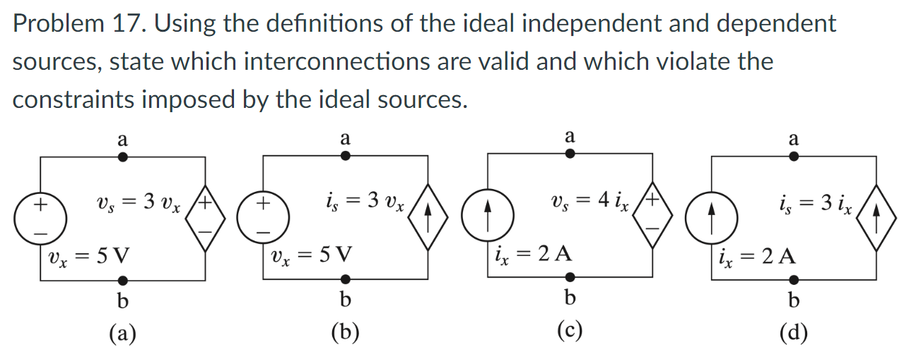 Solved Problem 17. Using the definitions of the ideal | Chegg.com