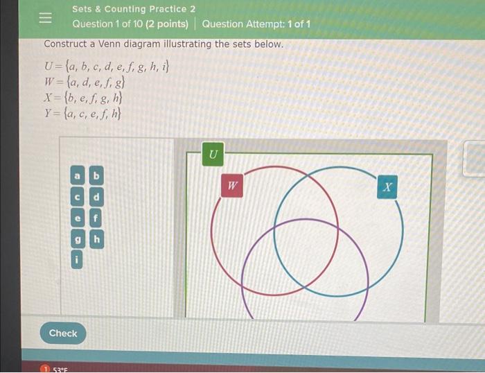 Solved Construct A Venn Diagram Illustrating The Sets Below. | Chegg.com