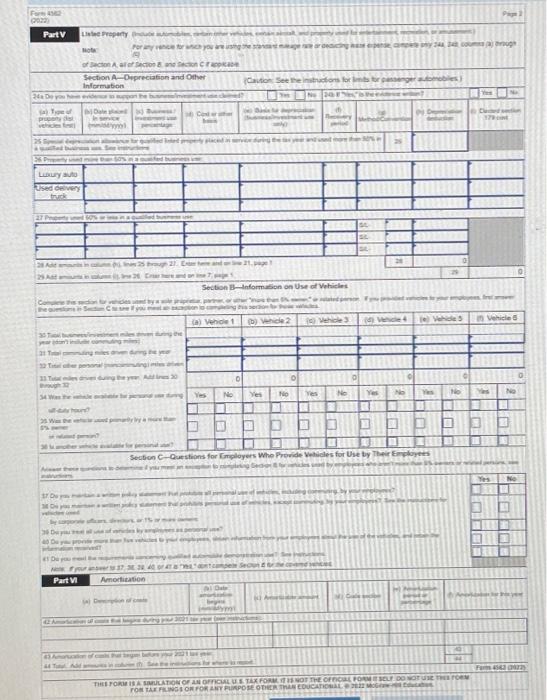 E Complete Kara E Enterprisess Form 4562 For Part 4080