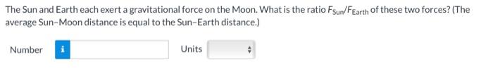 Solved The Sun and Earth each exert a gravitational force on | Chegg.com