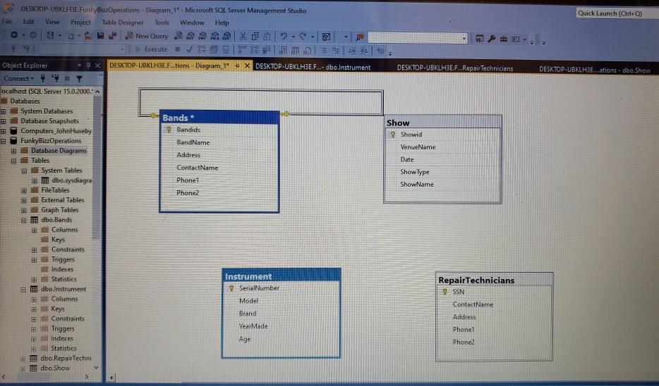 Solved create an SQL ER Diagram(I started-see -attached) by 