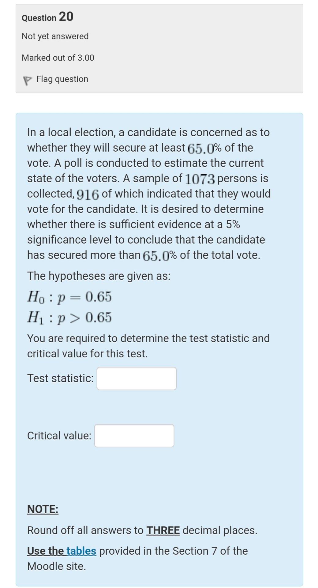 Questions Prelim Exam 2 - Question 1 Correct Mark 1 out of 1. Flag