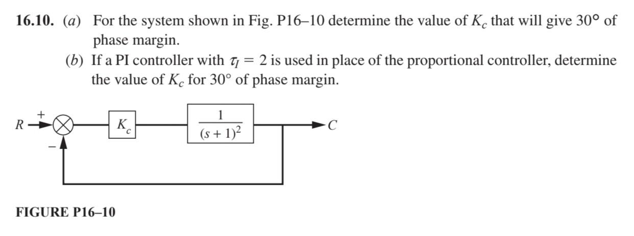 Solved 16.10. (a) For the system shown in Fig. P16-10 | Chegg.com