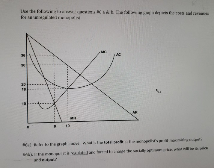 Solved Use the following to answer questions #6 a & b. The | Chegg.com