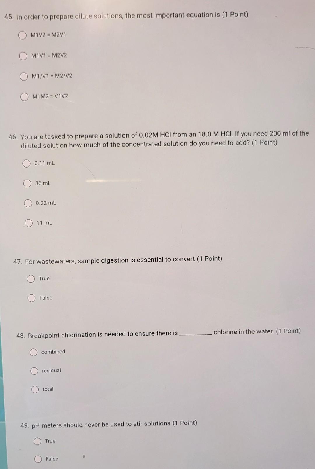 Solved only choose the answers. no need to provide any | Chegg.com