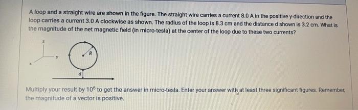Solved A loop and a straight wire are shown in the figure. | Chegg.com