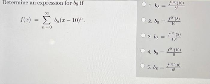 Solved Determine An Expression For B8 If | Chegg.com