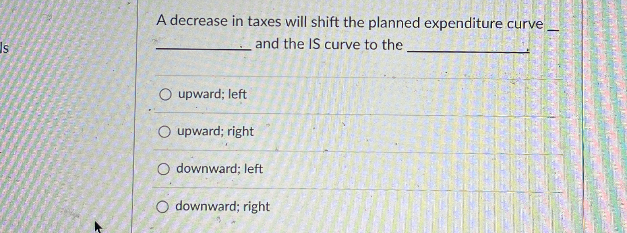 Solved A decrease in taxes will shift the planned | Chegg.com