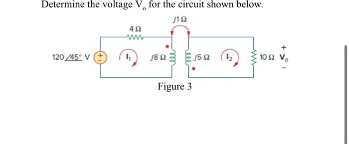 Solved Determine the voltage Vo for the circuit shown below. | Chegg.com
