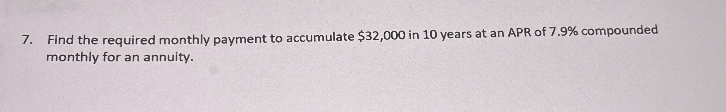 Solved Steps for Find the required monthly payment to | Chegg.com