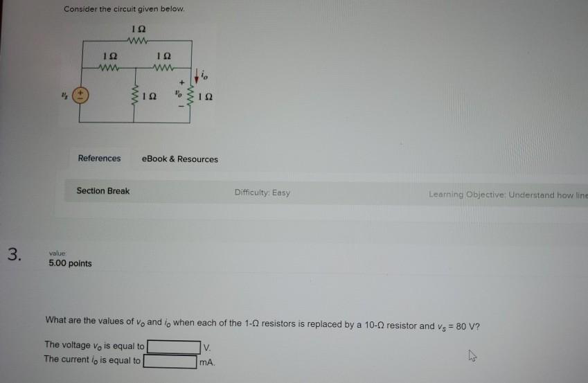 Solved Consider the circuit given below. 192 102 192 w 1.22 | Chegg.com