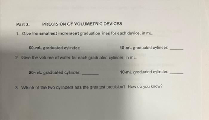 volume of water in 10 ml graduated cylinder